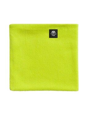 NWT Turtle Fur Double-Layer Neck Warmer Fleece Gaiter 90058418 Bright Lime Green